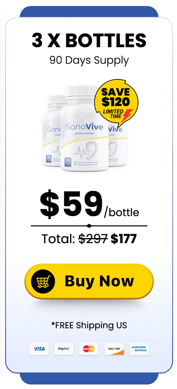 SonoVive 3 bottle